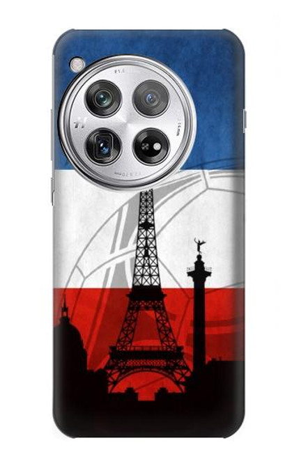 S2980 フランスサッカー France Football Soccer Flag OnePlus 12 バックケース、フリップケース・カバー