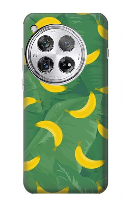 S3286 バナナの果物柄 Banana Fruit Pattern OnePlus 12 バックケース、フリップケース・カバー