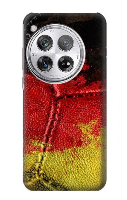 S3303 ドイツの旗ビンテージフットボールのグラフィック Germany Flag Vintage Football Graphic OnePlus 12 バックケース、フリップケース・カバー