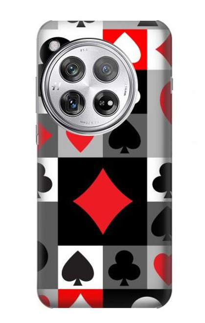 S3463 ポーカーカード Poker Card Suit OnePlus 12 バックケース、フリップケース・カバー