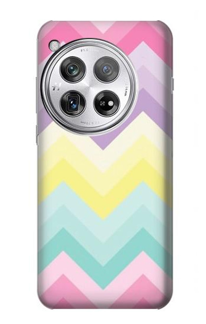 S3514 虹色ジグザグ Rainbow Zigzag OnePlus 12 バックケース、フリップケース・カバー