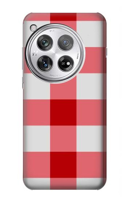 S3535 レッドギンガム Red Gingham OnePlus 12 バックケース、フリップケース・カバー