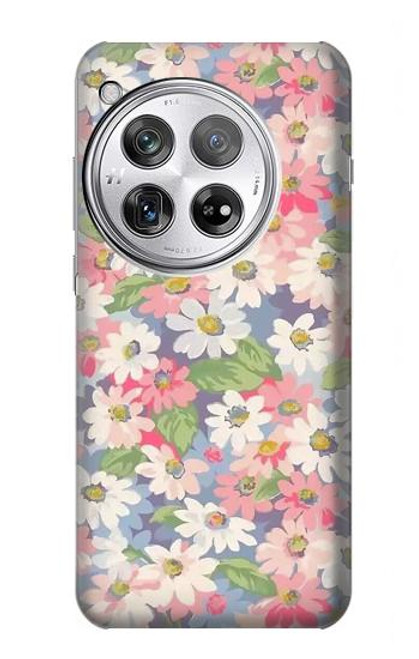 S3688 花の花のアートパターン Floral Flower Art Pattern OnePlus 12 バックケース、フリップケース・カバー