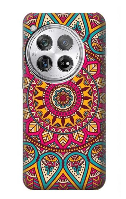 S3694 ヒッピーアートパターン Hippie Art Pattern OnePlus 12 バックケース、フリップケース・カバー