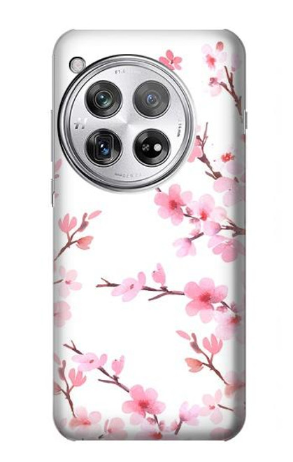 S3707 ピンクの桜の春の花 Pink Cherry Blossom Spring Flower OnePlus 12 バックケース、フリップケース・カバー