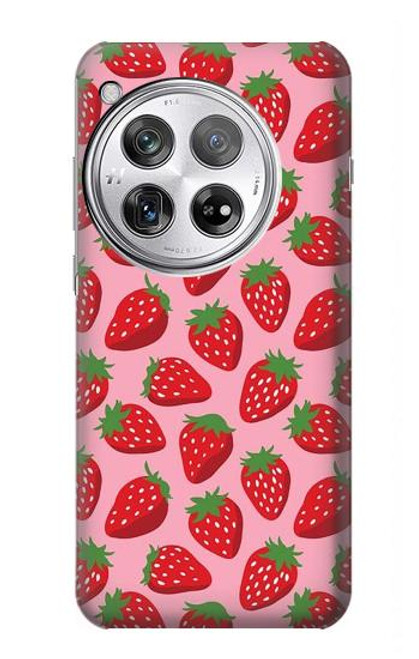 S3719 いちご柄 Strawberry Pattern OnePlus 12 バックケース、フリップケース・カバー