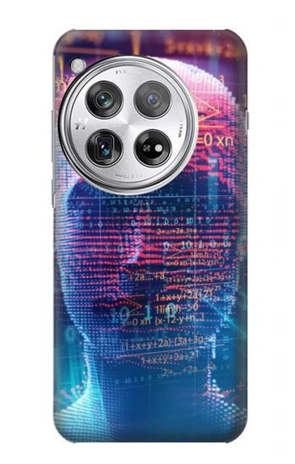 S3800 デジタル人顔 Digital Human Face OnePlus 12 バックケース、フリップケース・カバー