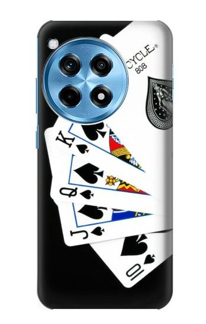 S1078 ポーカーロイヤルストレートフラッシュ Poker Royal Straight Flush OnePlus 12R バックケース、フリップケース・カバー