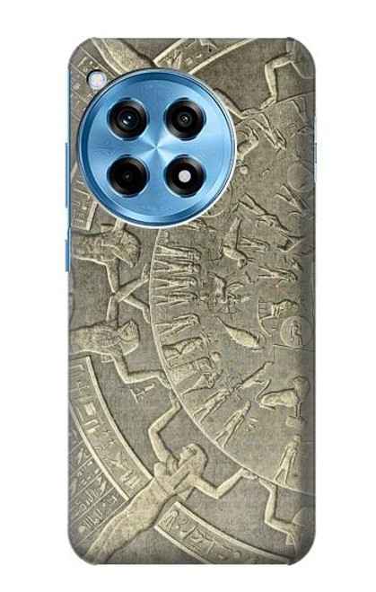 S3396 デンデラ星座古代エジプト Dendera Zodiac Ancient Egypt OnePlus 12R バックケース、フリップケース・カバー