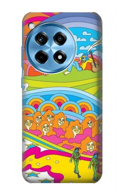 S3407 ヒッピーアート Hippie Art OnePlus 12R バックケース、フリップケース・カバー