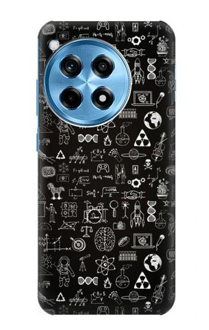 S3426 科学黒板 Blackboard Science OnePlus 12R バックケース、フリップケース・カバー