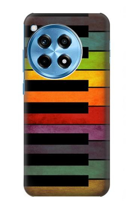 S3451 カラフルなピアノ Colorful Piano OnePlus 12R バックケース、フリップケース・カバー