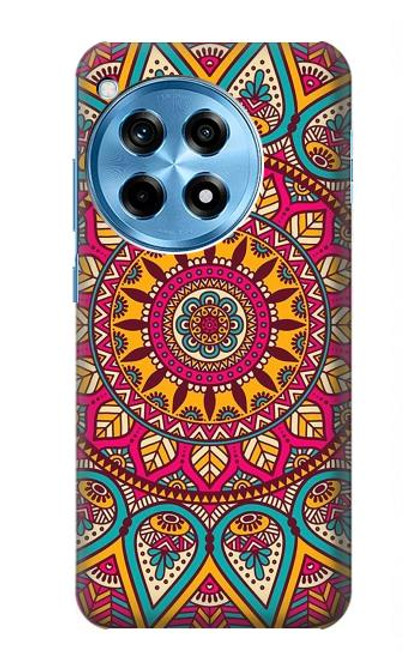 S3694 ヒッピーアートパターン Hippie Art Pattern OnePlus 12R バックケース、フリップケース・カバー
