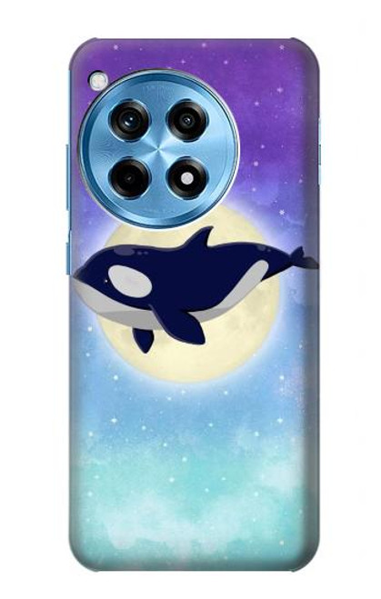 S3807 キラーホエールオルカ月パステルファンタジー Killer Whale Orca Moon Pastel Fantasy OnePlus 12R バックケース、フリップケース・カバー