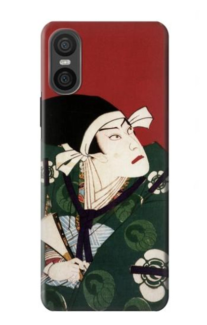 S2498 日本美術豊原国知子 Japan Art Toyohara Kunichika Sony Xperia 10 VI バックケース、フリップケース・カバー