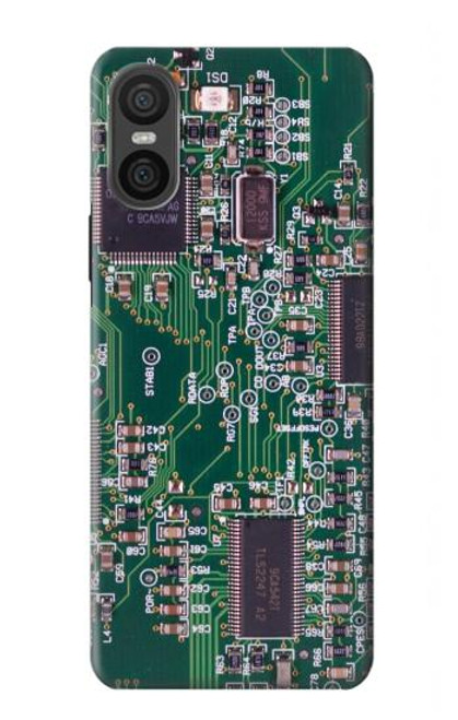 S3519 電子回路基板のグラフィック Electronics Circuit Board Graphic Sony Xperia 10 VI バックケース、フリップケース・カバー