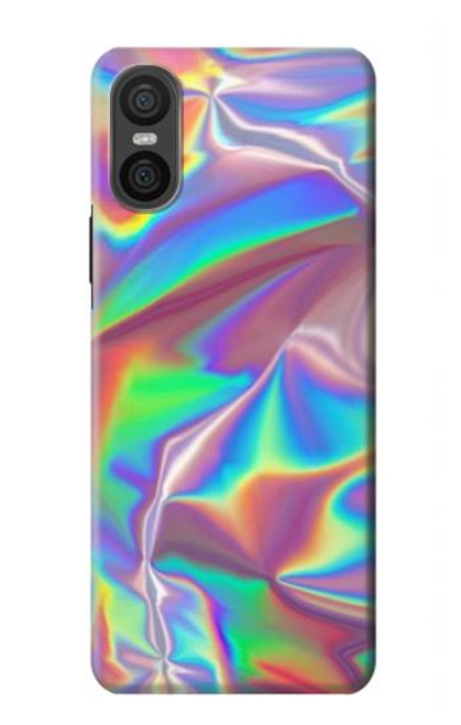 S3597 ホログラフィック写真印刷 Holographic Photo Printed Sony Xperia 10 VI バックケース、フリップケース・カバー