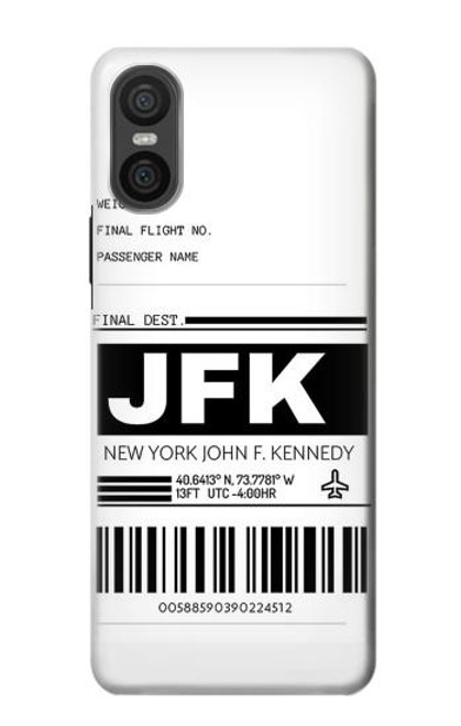 S3664 航空会社の旅行手荷物ラベル Airline Travel Luggage Label Sony Xperia 10 VI バックケース、フリップケース・カバー