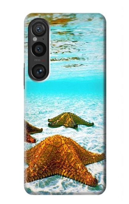 S1679 ヒトデ 海 浜 Starfish Sea Beach Sony Xperia 1 VI バックケース、フリップケース・カバー