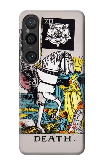 S3008 タロットカード 死神 Tarot Card Death Sony Xperia 1 VI バックケース、フリップケース・カバー
