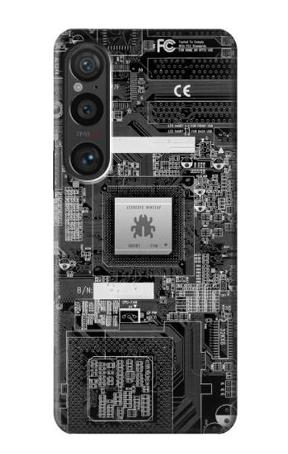 S3434 バグ回路基板のグラフィック Bug Circuit Board Graphic Sony Xperia 1 VI バックケース、フリップケース・カバー