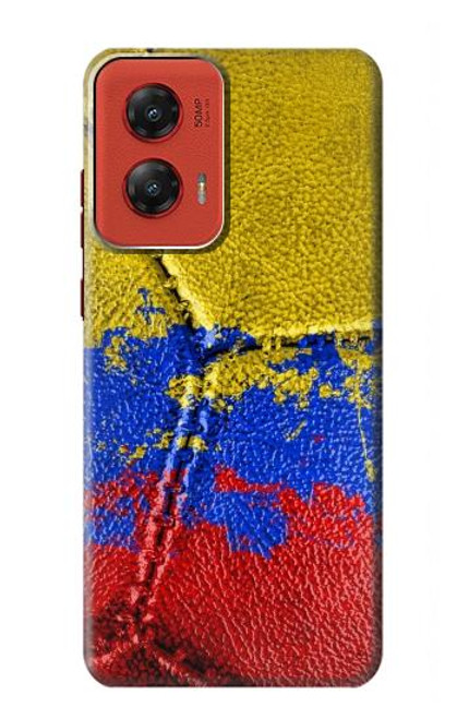 S3306 コロンビアの旗ビンテージフットボールのグラフィック Colombia Flag Vintage Football Graphic Motorola Moto G Stylus 5G (2024) バックケース、フリップケース・カバー