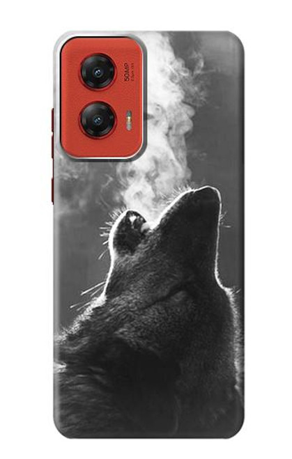 S3505 オオカミ Wolf Howling Motorola Moto G Stylus 5G (2024) バックケース、フリップケース・カバー