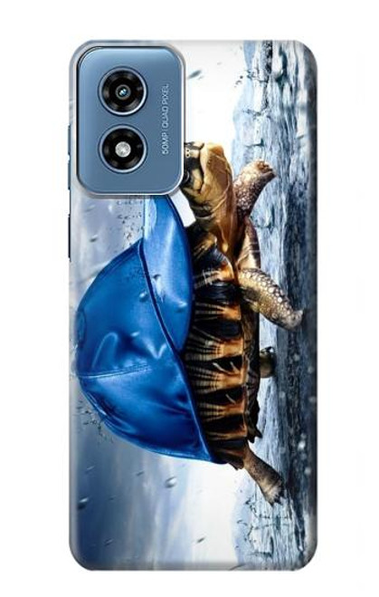 S0084 雨でかめ Turtle in the Rain Motorola Moto G Play 4G (2024) バックケース、フリップケース・カバー