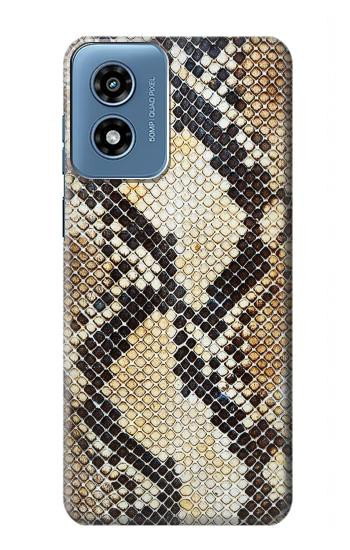 S2703 スネークスキンテクスチャグラフィックプリント Snake Skin Texture Graphic Printed Motorola Moto G Play 4G (2024) バックケース、フリップケース・カバー
