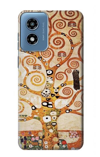 S2723 グスタフ・クリムト 生命の木 The Tree of Life Gustav Klimt Motorola Moto G Play 4G (2024) バックケース、フリップケース・カバー