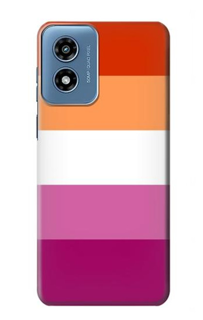 S3887 レズビアンプライドフラッグ Lesbian Pride Flag Motorola Moto G Play 4G (2024) バックケース、フリップケース・カバー