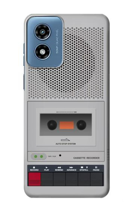 S3953 ビンテージ カセット プレーヤーのグラフィック Vintage Cassette Player Graphic Motorola Moto G Play 4G (2024) バックケース、フリップケース・カバー