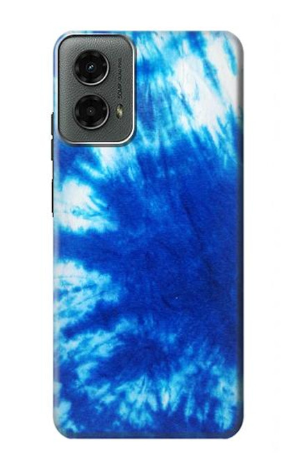 S1869 絞り染めブルー Tie Dye Blue Motorola Moto G 5G (2024) バックケース、フリップケース・カバー