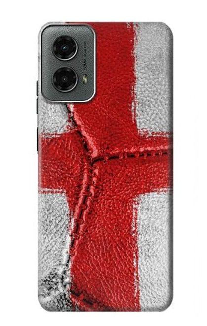 S3316 イングランドの旗ビンテージフットボールのグラフィック England Flag Vintage Football Graphic Motorola Moto G 5G (2024) バックケース、フリップケース・カバー