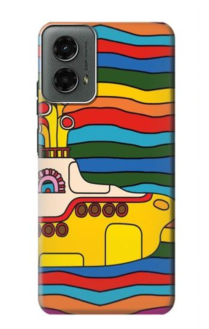 S3599 ヒッピーサブマリン Hippie Submarine Motorola Moto G 5G (2024) バックケース、フリップケース・カバー