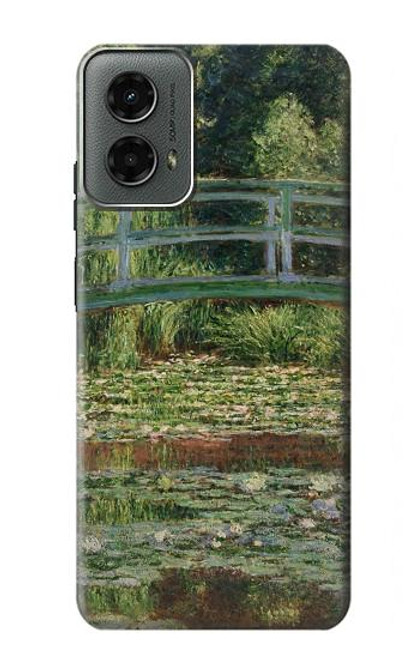 S3674 クロードモネ歩道橋とスイレンプール Claude Monet Footbridge and Water Lily Pool Motorola Moto G 5G (2024) バックケース、フリップケース・カバー