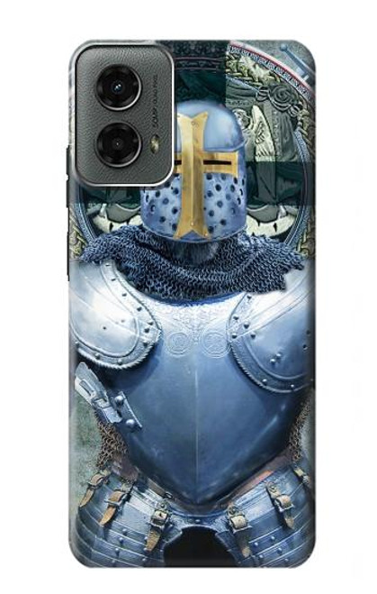 S3864 中世テンプル騎士団重鎧騎士 Medieval Templar Heavy Armor Knight Motorola Moto G 5G (2024) バックケース、フリップケース・カバー