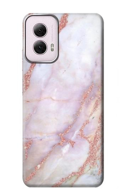 S3482 ピンクの大理石のグラフィックプリント Soft Pink Marble Graphic Print Motorola Moto G Power 5G (2024) バックケース、フリップケース・カバー