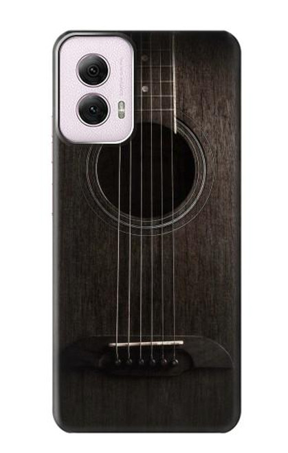 S3834 ブラックギター Old Woods Black Guitar Motorola Moto G Power 5G (2024) バックケース、フリップケース・カバー