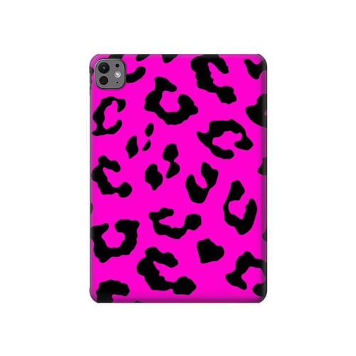 S1850 ピンクのヒョウ柄 Pink Leopard Pattern iPad Pro 11 (2024,2025) タブレットケース