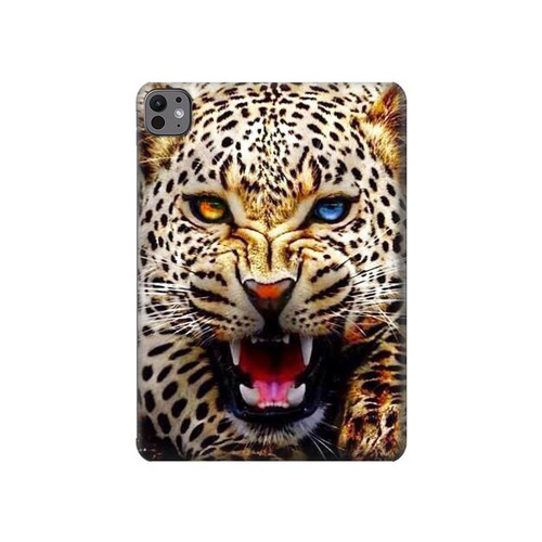 S1932 ブルーアイヒョウ Blue Eyed Leopard iPad Pro 11 (2024,2025) タブレットケース