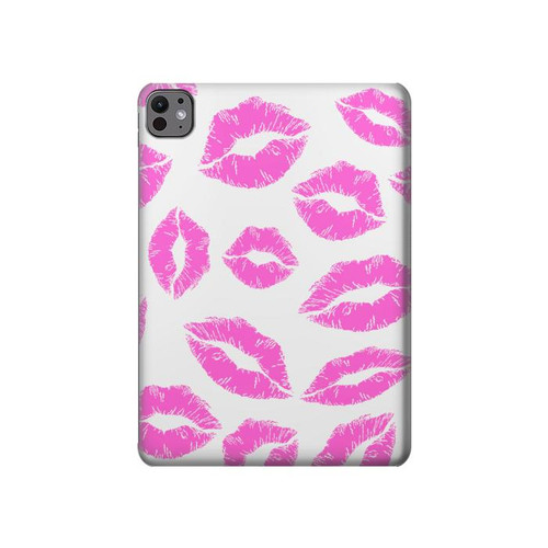 S2214 ピンクの唇のキス Pink Lips Kisses iPad Pro 11 (2024,2025) タブレットケース