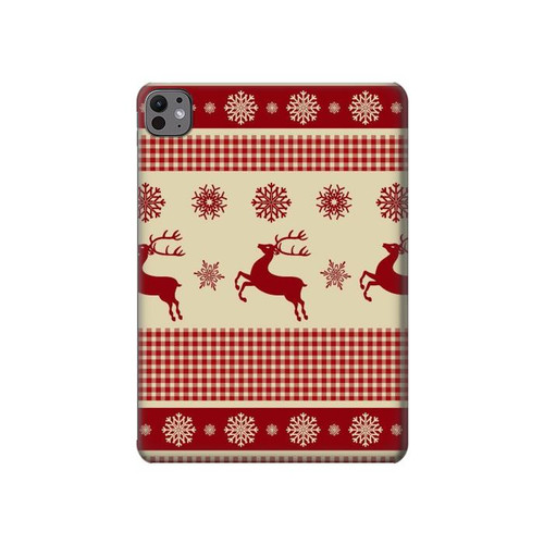 S2310 クリスマス 雪 トナカイ Christmas Snow Reindeers iPad Pro 11 (2024,2025) タブレットケース