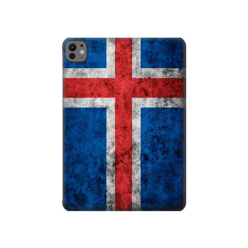 S3000 アイスランドサッカー Iceland Football Soccer Flag iPad Pro 11 (2024,2025) タブレットケース