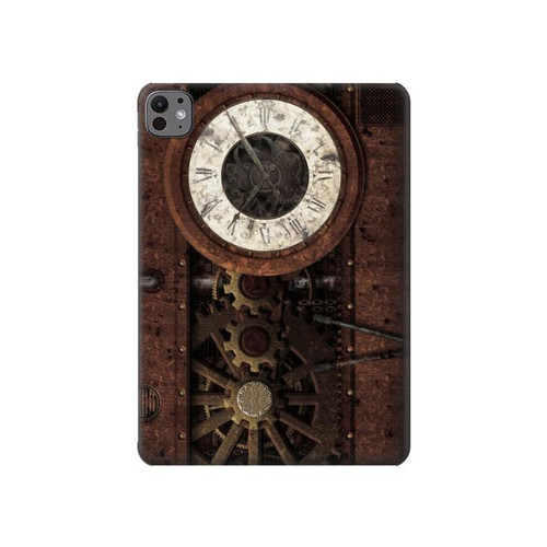 S3221 クロックギア Steampunk Clock Gears iPad Pro 11 (2024,2025) タブレットケース