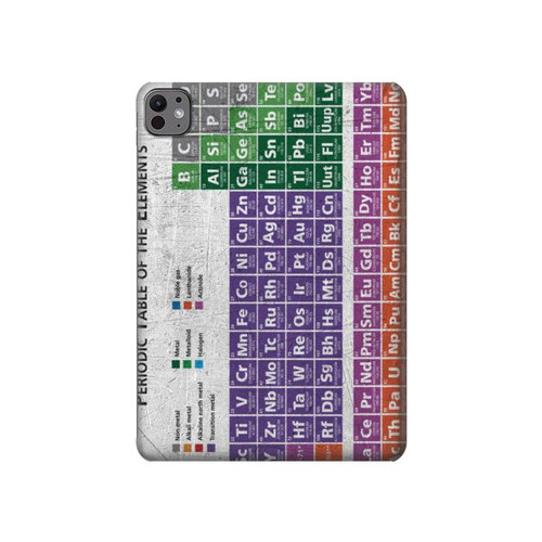S3383 周期表 Periodic Table iPad Pro 11 (2024,2025) タブレットケース