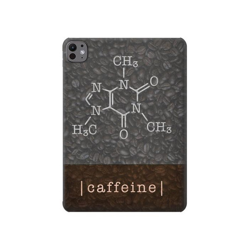 S3475 カフェイン分子 Caffeine Molecular iPad Pro 11 (2024,2025) タブレットケース