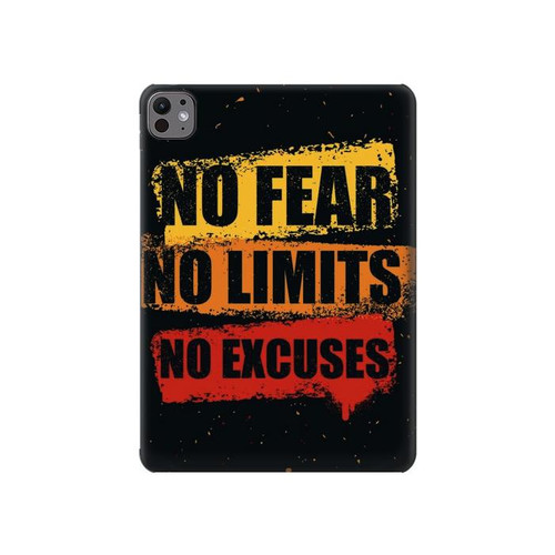 S3492 恐れのない言い訳のない No Fear Limits Excuses iPad Pro 11 (2024,2025) タブレットケース