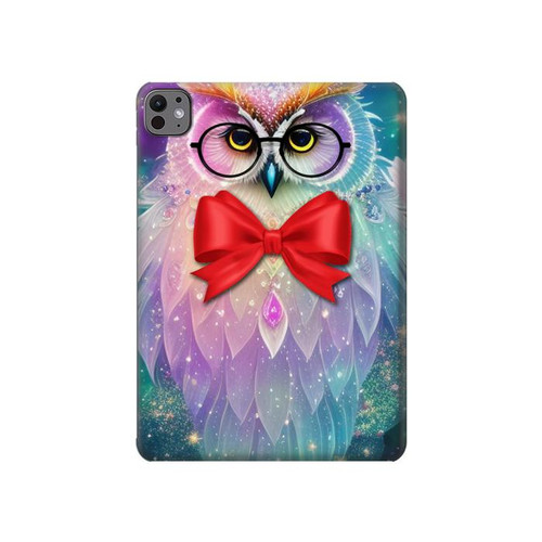 S3934 ファンタジーオタクフクロウ Fantasy Nerd Owl iPad Pro 11 (2024,2025) タブレットケース