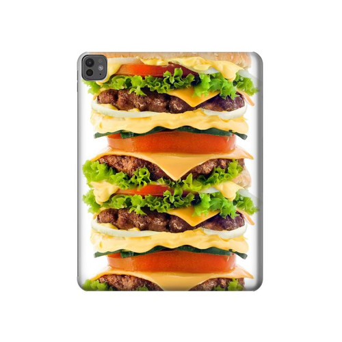 S0790 ハンバーガー Hamburger iPad Pro 13 (2024,2025), Air 13 2026 タブレットケース